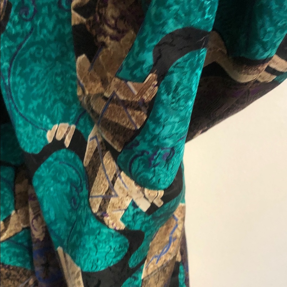 Women's Multicolor Patterned Jacket - Picture 6 of 12